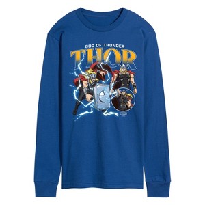 Men's - Marvel - Thor God of Thunder Long Sleeve Graphic T-Shirt - 1 of 4