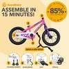 RoyalBaby Rocket Outdoor Children's Bicycle Sporty BMX-Style Kid Bike with Training Wheels, Reflectors, and Adjustable Seat - 4 of 4