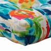 2pc 19" Outdoor/Indoor Seat Cushion Abstract Reflections Multi Blue - Pillow Perfect - 2 of 4