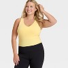 Women's Flex Light Support V-Neck Cropped Sports Bra - All In Motion™ - 3 of 3