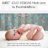 Sweet Jojo Designs Girl BreathableBaby Breathable Mesh Crib Liner Baby Nursery Boho Floral Wildflower Blue, Pink and Orange - 3 of 4
