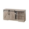 65" Composite Wood TV Stand with 2 Sliding Doors and Multiple Storage Compartments for Living Room - 3 of 4