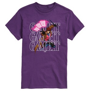 Men's - Marvel - X-Men Gambit Stack Short Sleeve Graphic T-Shirt - 1 of 3