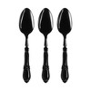 Smarty Had A Party Black Baroque Plastic Dinner Spoons - 480 pcs - 2 of 4