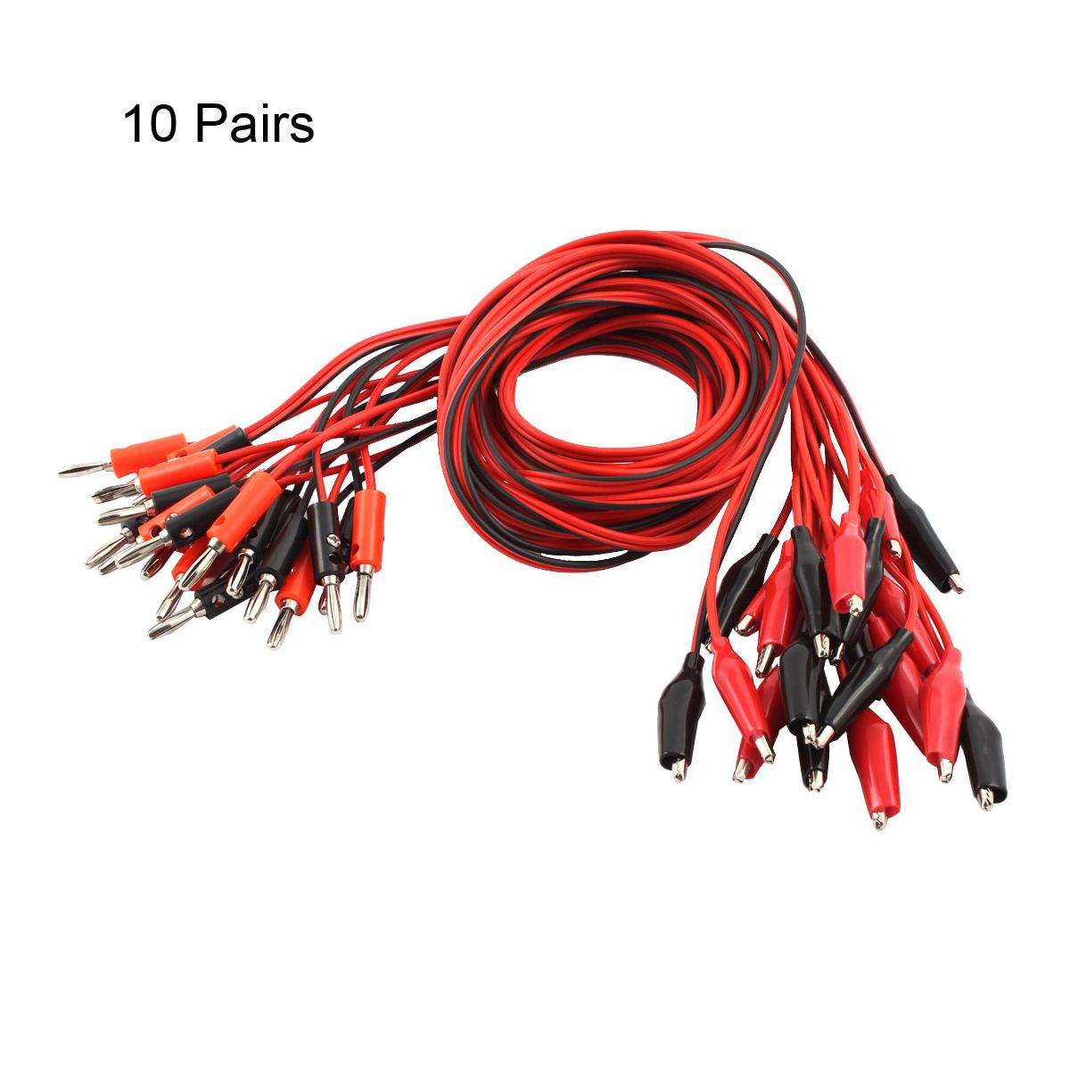 Unique Bargains Electrical Testing Portable Test Leads 1M 10 Pairs - thumbnail 2