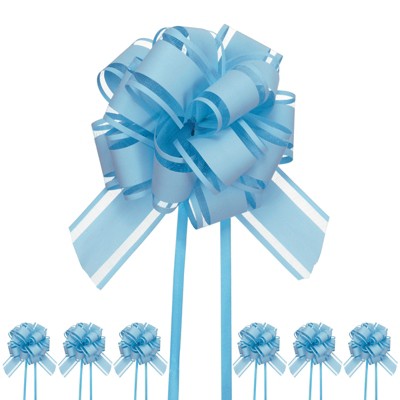 Unique Bargains Plastic Glossy Appearance Waterproof Gift Wrapping Pull Bows 20 Pcs