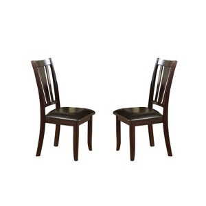 NicBex Dining Chair Modern Upholstered Espresso Side Chair with Cushion Seats for Kitchen,Dining Room - 1 of 4
