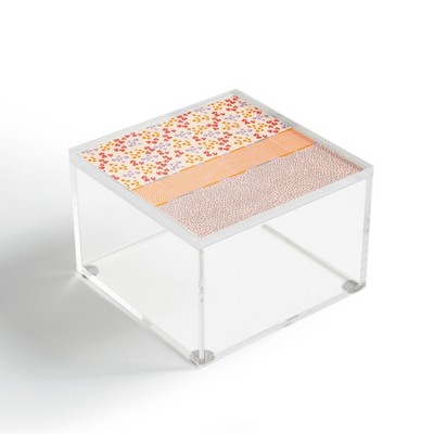 Iveta Abolina Cosette Blush 4" x 4" Acrylic Box - Deny Designs
