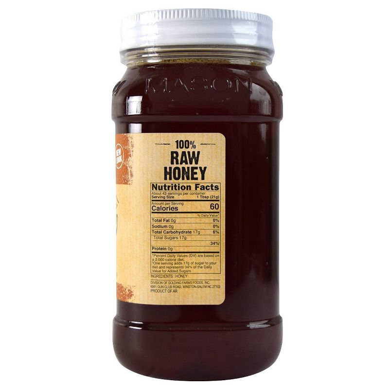 Mountain Ridge 100% Pure Raw Honey - 32oz, 2 of 4