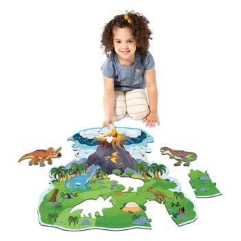 Peaceable Kingdom Dinosaur Island Floor Puzzle for Kids Ages 3 & Up