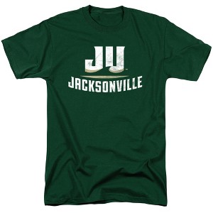 Jacksonville University Official Primary Logo Unisex Adult T-Shirt Jacksonville University - 1 of 4