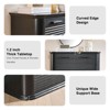 Sapphtopaz Modern Dresser with Curved Profile Design Fluted Chest of Drawers with Wood Handles Chest of Drawers for Bedroom, Entryway - 3 of 4