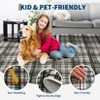 Area Rug Washable Rug Runner 2x6 Non Slip - Machine Washable Low Pile Stain Resistant for Bathroom, Kitchen, Hallway & Laundry - 4 of 4