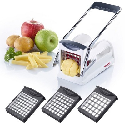 Westmark Multipurpose French Fry Cutter with Adjustable Stainless Steel Blades
