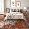 Washable Modern Abstract Living Room Rugs, Soft Non Slip Bedroom Dining Room Carpet, Stain Resistant Floor Rug for Kitchen Office - 4 of 4