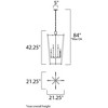 Maxim Lighting Lucent 8 - Light Pendant in  Heritage - 3 of 3