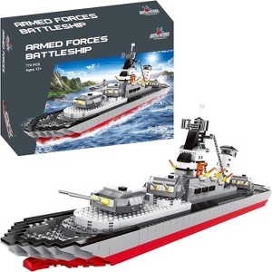 Apostrophe Games Navy Battleship Building Block Set - 774pcs - 1 of 3