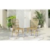 VASIP Outdoor PE Wicker Patio Dining Chairs Set of 2 - Rattan Chairs for Backyard, Poolside, and Garden - Rust-Resistant Iron Frame - 2 of 4