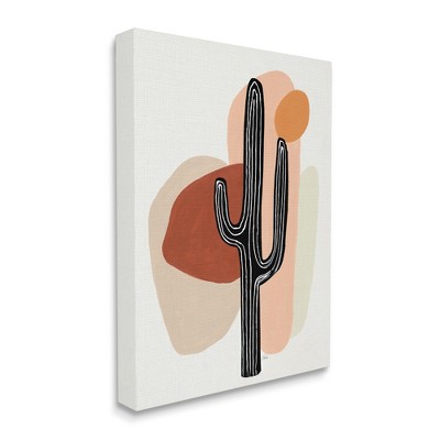 Stupell Industries Western Terracotta Abstract Desert Cactus Plant