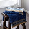 3pc Juxtapose Bath and Hand Towel Set - SKL Home: Cotton Jacquard, Midweight, Machine Washable - 3 of 4