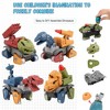 MaseiKar 5 Pack Dinosaur Toys for Kids Age 3+, Take Part Toys Dinosaur STEM Building Toys Set for Toddler - 4 of 4