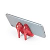 Fred Pumped Up High Heel Phone Stand, Ruby Red, Durable Silicone Mobile Stand for Desk or Travel, Stylish Shoe-Shaped Support for Smartphones - 2 of 4