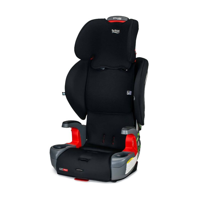 Britax Grow with You ClickTight Harness Contour SafeWash Booster Car Seat - Black, 5 of 9