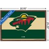 Trends International NHL Minnesota Wild - Logo 21 Framed Wall Poster Prints - 3 of 4