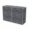vidaXL Gabion Basket Galvanized Steel 59.1"x19.7"x39.4" - 3 of 4
