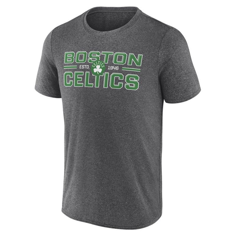 NBA Boston Celtics Men&#39;s Short Sleeve Drop Pass Performance T-Shirt, 2 of 4