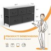 ALEXOUN Drawers Dresser with for Bedroom,with Fabric Drawers and Metal Frame,Storage Tower Organizer for Closet, Kids Room, Living Room - 3 of 4