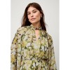 ellos Twisted Mock Neck Maxi Dress With Keyhole - 4 of 4