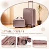 Mlmh & Kngwa 2 pcs Luggage with Cosmetic Case - 3 of 4