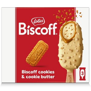 Lotus Biscoff White Chocolate Frozen Bars - 3ct - 1 of 4