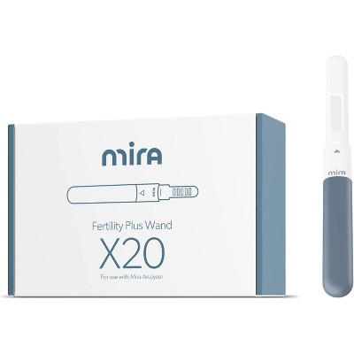 Mira Plus Ovulation Test Wands, Track LH & E3G Fertility Hormones, 20 Tests