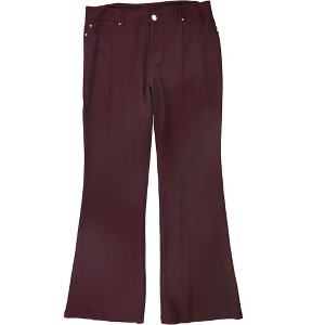 I.N.C International Concepts Womens Curvy Bootcut Casual Trouser Pants, Purple, 10 - 1 of 2