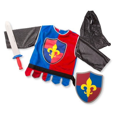 Melissa & Doug Knight Role Play Costume Dress-Up Set (4pc)