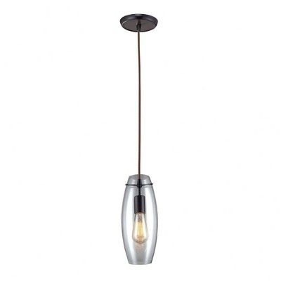 Elk Home Menlow Park 1 - Light Pendant in  Oiled Bronze