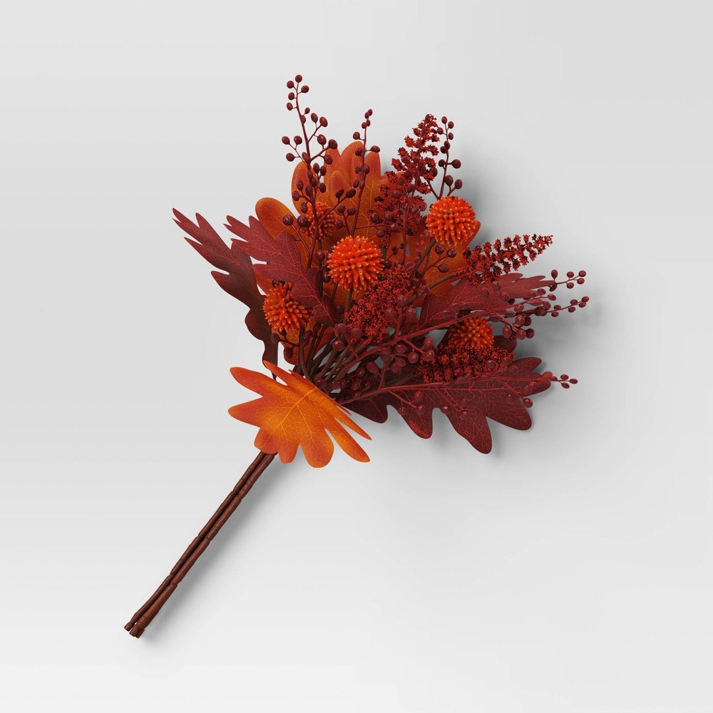 Oak Leaf Mini Bouquet Artificial Leaf Sprays - Room Essentials™