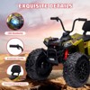 24V Kids ATV With 2 Seater, 4x200W Powerful Engine, Dual 7AH Batteries, Accelerator Handle, EVA Tires,  LED Lights & Music - 4 of 4
