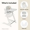 Stokke Tripp Trapp High Chair 2 with Adjustable Baby Set, Cushion, and Removable Tray - 4 of 4