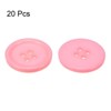 Unique Bargains Sewing Resin Round Flat 4-Hole Replacement Craft Buttons 20 Pcs - 3 of 4