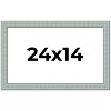 PosterPalooza | Refined Blue Picture Frame - UV Acrylic, Backing Board, Hanging Hardware Included - 2 of 4