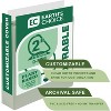 Samsill Plant-Based 2 Inch Durable D-Ring, Made in USA, View Binder, Eco-Friendly, USDA Certified Biobased, 4 Pack, Boho Assortment - 4 of 4