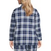 Lands' End Women's Long Sleeve Print Flannel Pajama Top - 2 of 4