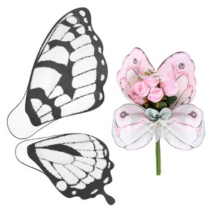 Unique Bargains Waterproof Durable Vibrant Colors Tear-resistant Flower Wrapping Paper 1 Pc - 1 of 4