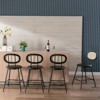 FURNIinspire Dining Chair, Counter Stools Set of 4, Bar Stools, Counter Barstools for Home, Black, 16.5"*15.6"*33" - 2 of 4