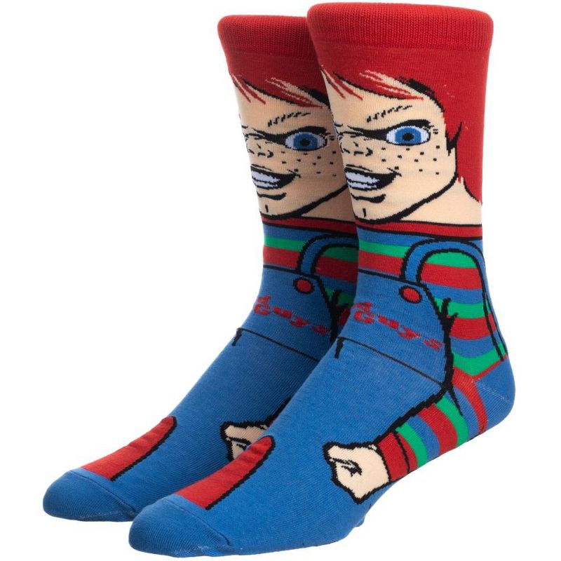 Chucky Doll 360-degree Character fun Crew Socks for Men, 1 of 4