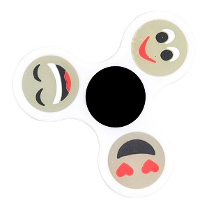 Majestic Sports Brands Emoji Smile Fidget Spinner | White - 1 of 2