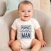 The Juniper Shop Mama's Little Man Baby Short Sleeve Bodysuit - 24M - Natural - 2 of 4